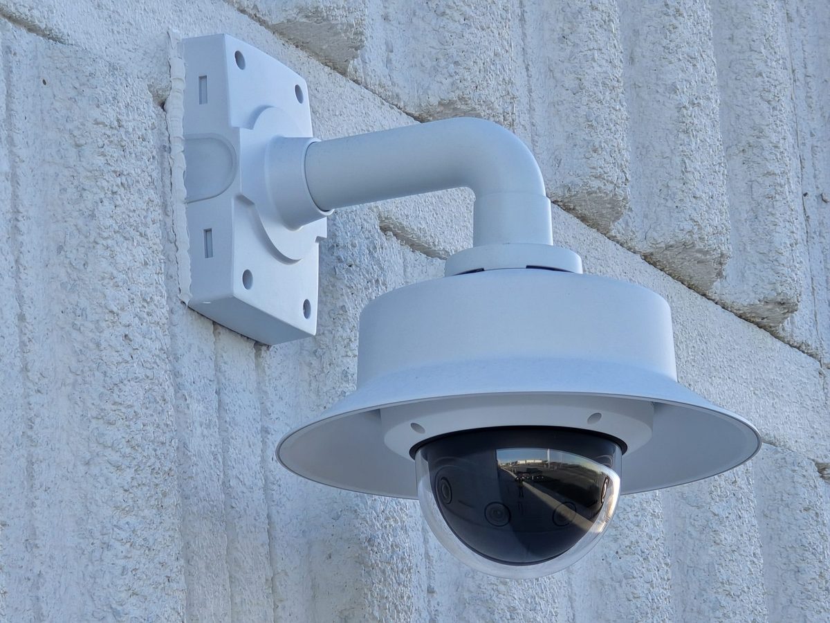 Outdoor commercial CCTV dome camera