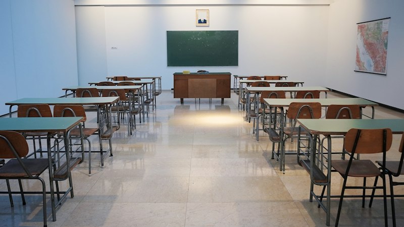 Modern school building